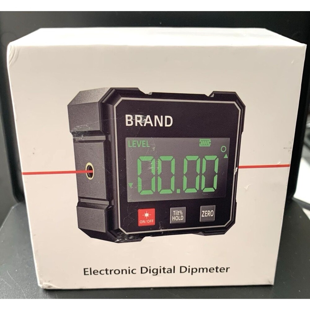 Brand Electronic Digital Dipmeter Laser Protractor New in Box